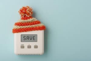 SAVE on digital room thermostat with wooly hat